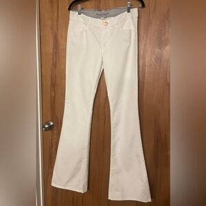 Banana Republic White Denim Flare Jeans